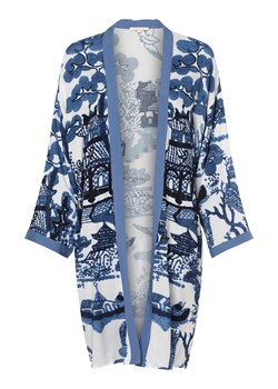 Marie Lund Kimono Kobiety wiskoza niebieski wzorzysty ze sklepu vangraaf w kategorii Szlafroki damskie - zdjęcie 162833009