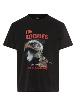 The Kooples T-shirt męski Mężczyźni Bawełna antracytowy nadruk ze sklepu vangraaf w kategorii T-shirty męskie - zdjęcie 162833096