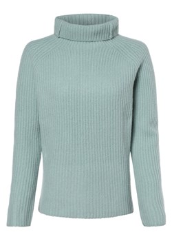 Marie Lund Damski sweter z wełny merino Kobiety Wełna jasnoniebieski jednolity ze sklepu vangraaf w kategorii Swetry damskie - zdjęcie 162833109