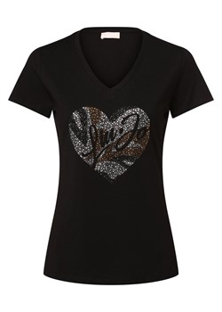 Liu Jo Collection T-shirt damski Kobiety Bawełna czarny jednolity ze sklepu vangraaf w kategorii Bluzki damskie - zdjęcie 162833218