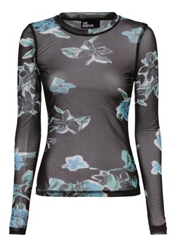 The Kooples Damska koszulka z długim rękawem Kobiety Dzianina czarny wzorzysty ze sklepu vangraaf w kategorii Bluzki damskie - zdjęcie 162833237