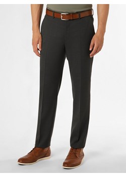 BOSS Męskie spodnie od garnituru modułowego Mężczyźni Regular Fit Sztuczne włókno jodłowy wypukły wzór tkaniny ze sklepu vangraaf w kategorii Spodnie męskie - zdjęcie 162833415