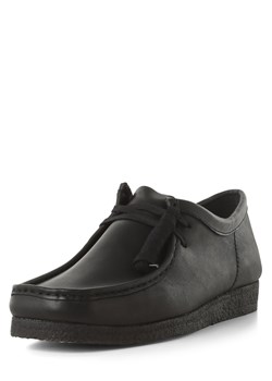 Clarks Męskie mokasyny ze skóry Mężczyźni skóra czarny jednolity ze sklepu vangraaf w kategorii Mokasyny męskie - zdjęcie 162833609