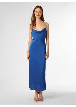 Vila Damska sukienka wieczorowa Kobiety Satyna niebieski jednolity ze sklepu vangraaf w kategorii Sukienki - zdjęcie 162833637