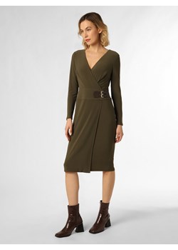 Lauren Ralph Lauren Sukienka damska Kobiety oliwkowy jednolity ze sklepu vangraaf w kategorii Sukienki - zdjęcie 162833659