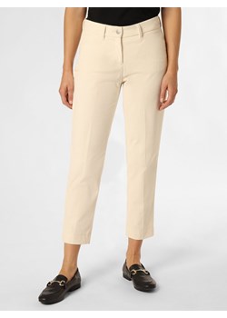 BRAX Spodnie Kobiety Sztruks écru jednolity ze sklepu vangraaf w kategorii Spodnie damskie - zdjęcie 162833817