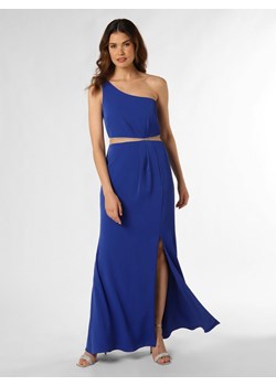 VM Damska sukienka wieczorowa Kobiety Sztuczne włókno błękit królewski jednolity ze sklepu vangraaf w kategorii Sukienki - zdjęcie 162833886