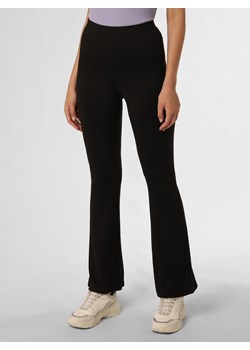 Noisy May Spodnie Kobiety Dżersej czarny jednolity ze sklepu vangraaf w kategorii Spodnie damskie - zdjęcie 162834145