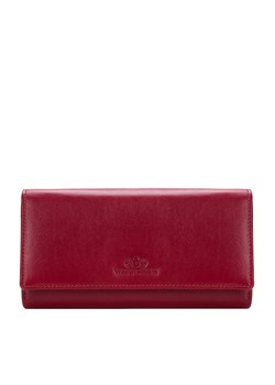 Damski portfel skórzany z obszyciem duży czerwony ze sklepu WITTCHEN w kategorii Portfele damskie - zdjęcie 162836899