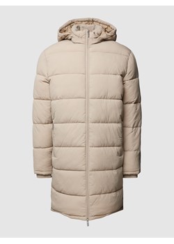 Płaszcz pikowany z kapturem model ‘COOPER’ ze sklepu Peek&Cloppenburg  w kategorii Płaszcze męskie - zdjęcie 162838605