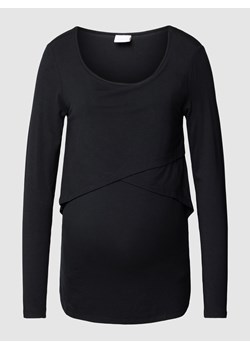 Bluzka ciążowa z długim rękawem w kopertowym stylu model ‘CAMMA JUNE’ ze sklepu Peek&Cloppenburg  w kategorii Bluzki ciążowe - zdjęcie 162838886