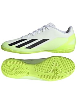 Buty piłkarskie adidas X Crazyfast.4 In M IE1586 białe białe ze sklepu ButyModne.pl w kategorii Buty sportowe męskie - zdjęcie 162839308
