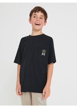 Sinsay - Koszulka z nadrukiem - czarny ze sklepu Sinsay w kategorii T-shirty chłopięce - zdjęcie 162844078