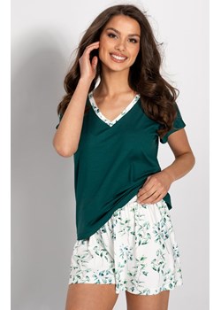 Piżama dwuczęściowa Bliss Green, Kolor zielony, Rozmiar M, Momenti per me ze sklepu Intymna w kategorii Piżamy damskie - zdjęcie 162855789
