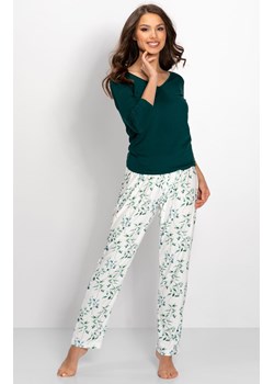 Piżama dwuczęściowa Carla Green, Kolor zielony, Rozmiar S, Momenti per me ze sklepu Intymna w kategorii Piżamy damskie - zdjęcie 162855797