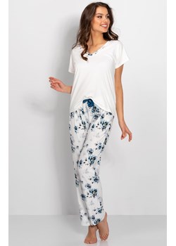 Piżama Lucy, Kolor biało-niebieski, Rozmiar M, Momenti per me ze sklepu Intymna w kategorii Piżamy damskie - zdjęcie 162855826
