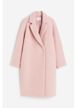 H & M - Dwurzędowy płaszcz - Różowy ze sklepu H&M w kategorii Płaszcze damskie - zdjęcie 162858446
