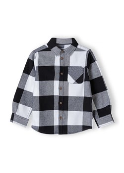 Bawełniana koszula chłopięca z długim rękawem w kratę ze sklepu 5.10.15 w kategorii Koszule chłopięce - zdjęcie 162859269
