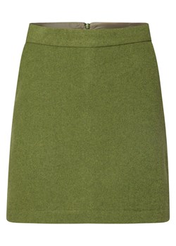Marie Lund Spódnica damska Kobiety Wełna trawiasty jednolity ze sklepu vangraaf w kategorii Spódnice - zdjęcie 162861138