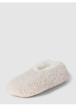 Kapcie z fakturowaną podeszwą model ‘Chenille’ ze sklepu Peek&Cloppenburg  w kategorii Kapcie damskie - zdjęcie 162904227