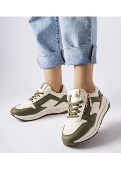 Biało-zielone sneakersy Cecchi ze sklepu gemre w kategorii Buty sportowe damskie - zdjęcie 162909597