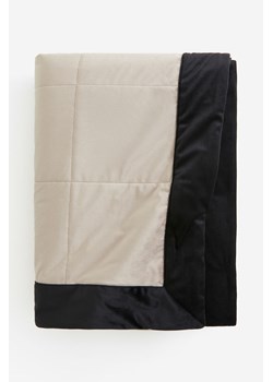 H & M - Aksamitna narzuta na łóżko - Brązowy ze sklepu H&M w kategorii Narzuty i kapy - zdjęcie 162911885