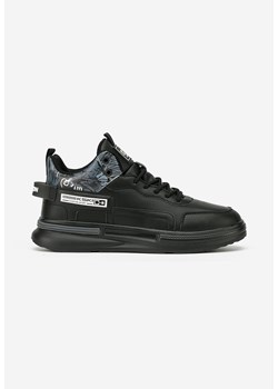 Czarne sneakersy męskie Daviron ze sklepu Zapatos w kategorii Buty sportowe męskie - zdjęcie 162913328