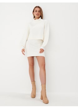 Mohito - Sweter z warkoczowym splotem - kremowy ze sklepu Mohito w kategorii Swetry damskie - zdjęcie 162916585