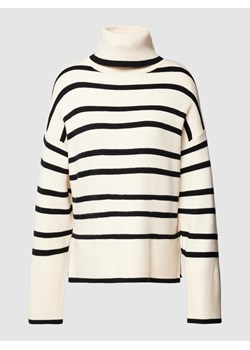 Sweter z dzianiny o kroju oversized ze wzorem w paski model ‘SABA’ ze sklepu Peek&Cloppenburg  w kategorii Swetry damskie - zdjęcie 162917475