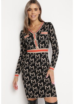 Czarna Sweterkowa Sukienka Mini Paixdas ze sklepu Born2be Odzież w kategorii Sukienki - zdjęcie 162922875