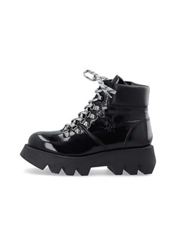 Bianco workery skórzane BIAJOSEFINE damskie kolor czarny na platformie 11300781 ze sklepu ANSWEAR.com w kategorii Workery damskie - zdjęcie 162930636