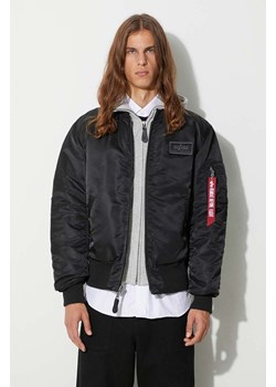 Alpha Industries kurtka bomber MA-1 D-Tec męski kolor czarny przejściowa 183110.03 ze sklepu PRM w kategorii Kurtki męskie - zdjęcie 162932639