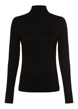 Opus Damska koszulka z długim rękawem Kobiety wiskoza czarny jednolity ze sklepu vangraaf w kategorii Bluzki damskie - zdjęcie 162934475