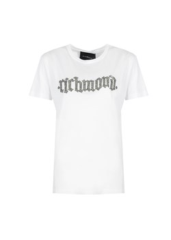 John Richmond T-Shirt "Nye" | RWP20208TS | Nye | Kobieta | Biały ze sklepu ubierzsie.com w kategorii Bluzki damskie - zdjęcie 162935207