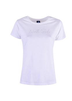 North Sails T-shirt | 90 2356 000 | T-Shirt S/S W/Logo | Kobieta | Biały ze sklepu ubierzsie.com w kategorii Bluzki damskie - zdjęcie 162936468