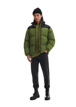 Cropp - Zielona kurtka puffer - zielony ze sklepu Cropp w kategorii Kurtki męskie - zdjęcie 162937426