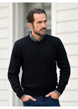 Denis pod szyję (duży) - czarny - 3XL ze sklepu Swetry Lasota w kategorii Swetry męskie - zdjęcie 162937647