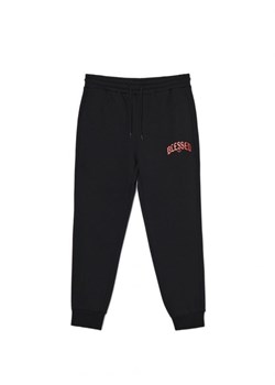 Cropp - Czarne dresowe joggery z nadrukami - czarny ze sklepu Cropp w kategorii Spodnie męskie - zdjęcie 162948287