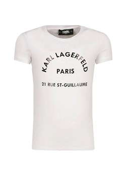 Karl Lagerfeld Kids T-shirt | Regular Fit ze sklepu Gomez Fashion Store w kategorii Bluzki dziewczęce - zdjęcie 162964279