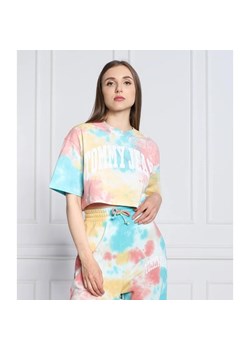 Tommy Jeans T-shirt | Cropped Fit ze sklepu Gomez Fashion Store w kategorii Bluzki damskie - zdjęcie 162996448