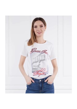GUESS JEANS T-shirt | Regular Fit ze sklepu Gomez Fashion Store w kategorii Bluzki damskie - zdjęcie 163000058