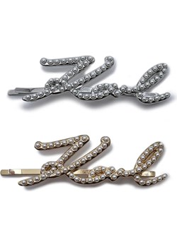 Karl Lagerfeld Wsuwki K/Signature Hair Clips ze sklepu Gomez Fashion Store w kategorii Spinki - zdjęcie 163343086