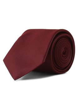 Olymp Level Five Krawat jedwabny męski Mężczyźni Jedwab bordowy jednolity ze sklepu vangraaf w kategorii Krawaty - zdjęcie 163348048