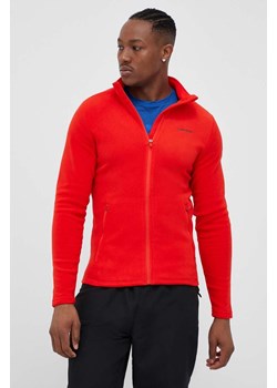 Viking bluza sportowa Tesero męska kolor czerwony gładka ze sklepu ANSWEAR.com w kategorii Bluzy męskie - zdjęcie 163353809