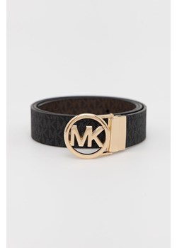 MICHAEL Michael Kors pasek dwustronny 551342 damski kolor brązowy ze sklepu ANSWEAR.com w kategorii Paski damskie - zdjęcie 163354806