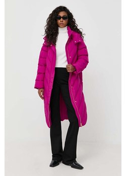 Pinko kurtka damska kolor fioletowy zimowa ze sklepu ANSWEAR.com w kategorii Kurtki damskie - zdjęcie 163366538