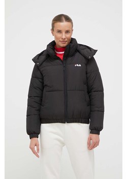 Fila kurtka damska kolor czarny zimowa ze sklepu ANSWEAR.com w kategorii Kurtki damskie - zdjęcie 163368239