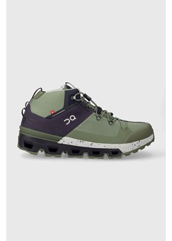 ON Running  buty Cloudtrax męskie kolor zielony ze sklepu ANSWEAR.com w kategorii Buty trekkingowe męskie - zdjęcie 163374555