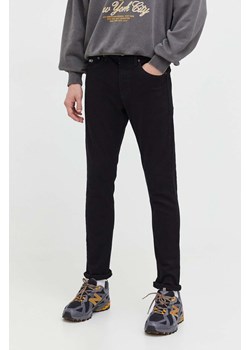 Tommy Jeans jeansy męskie kolor czarny ze sklepu ANSWEAR.com w kategorii Jeansy męskie - zdjęcie 163376887