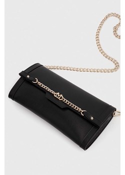 Marciano Guess kopertówka skórzana kolor czarny ze sklepu ANSWEAR.com w kategorii Kopertówki - zdjęcie 163383198